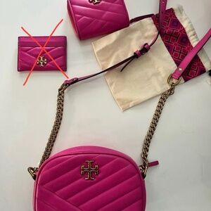 Tory Burch Kira Purse And Wallet In Crazy Pink - image 1